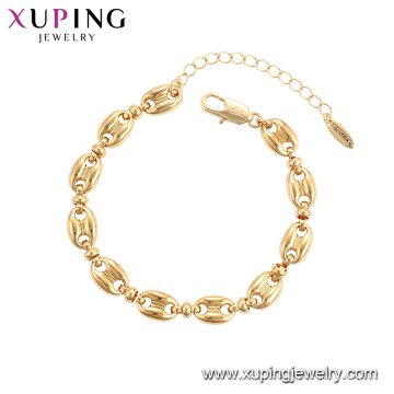 75784 Xuping bijoux plaqué or élégant style de luxe femmes Bracelet de mode